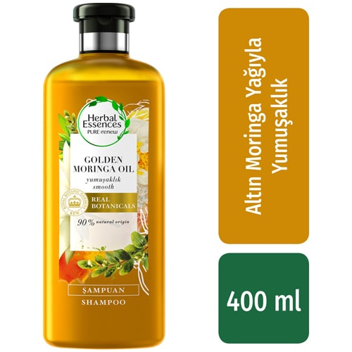 Herbal Essences Şampuan Yumuşaklık Altın Moringa Yağı 400 ml