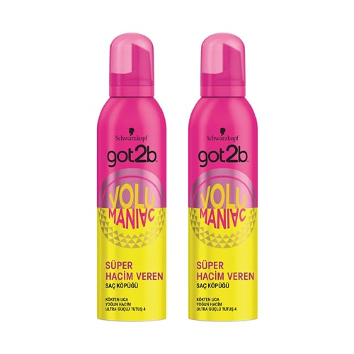 Got2B Volumaniac Saç Köpük 250 Ml 2x