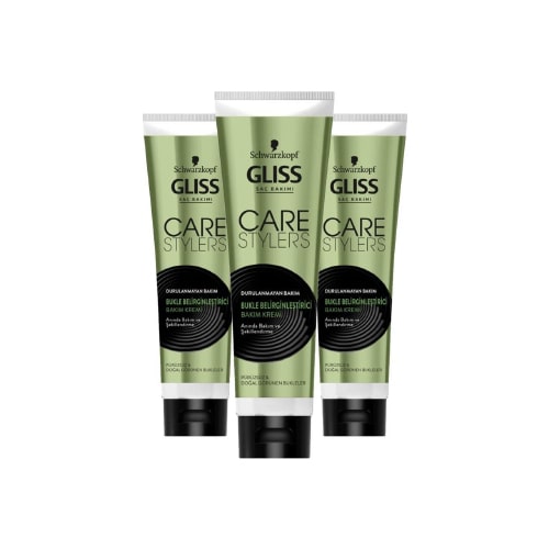 Gliss Bukle Belirginleştirici Durulanmayan Bakım Kremi 150 Ml X3