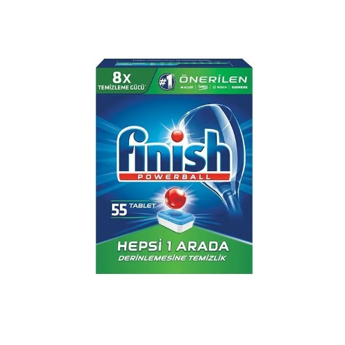FINISH TABLET DETERJAN HEPSİ BİR ARADA 55Lİ