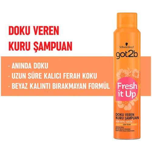 Got2B Fresh İt Up Texture Kuru Şampuan 200 ml x 3 Adet