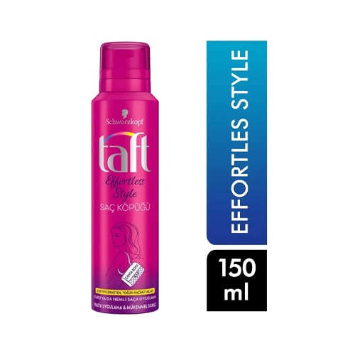 Taft Saç Şekillendirici Köpük 150 Ml Effortless Style