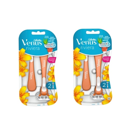 Gillette Venus Riviera Kadın Tıraş Bıçağı 2'li X 2 Paket