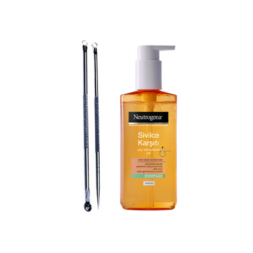 Neutrogena Akne Siyah Nokta Temizleyici Komedon ve Sivilce Karşıtı Yüz Yıkama Jeli 200ml