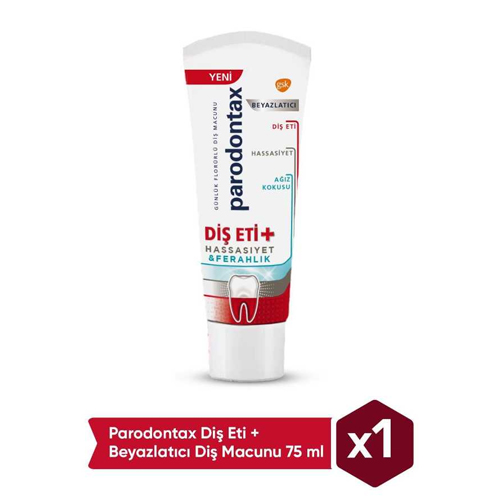 Parodontax Diş Eti + Beyazlatıcı Diş Macunu 75 ml