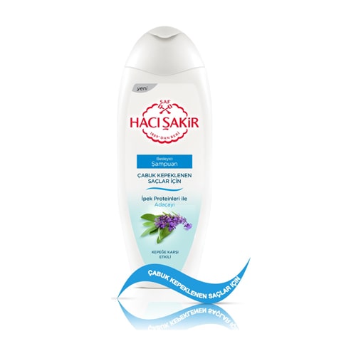 Hacı Şakir Şampuan 500Gr *12 (Adaçayı-Kepeğe Karş)