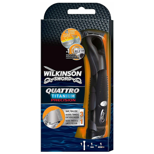 Wilkinson Quattro Titanium Precision Pilli Tıraş Makinası