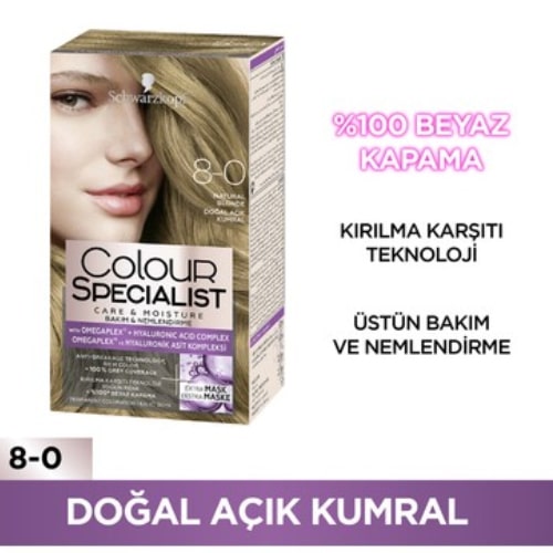 Schwarzkopf Colour Specialist Doğal Açık Kumral 8-0