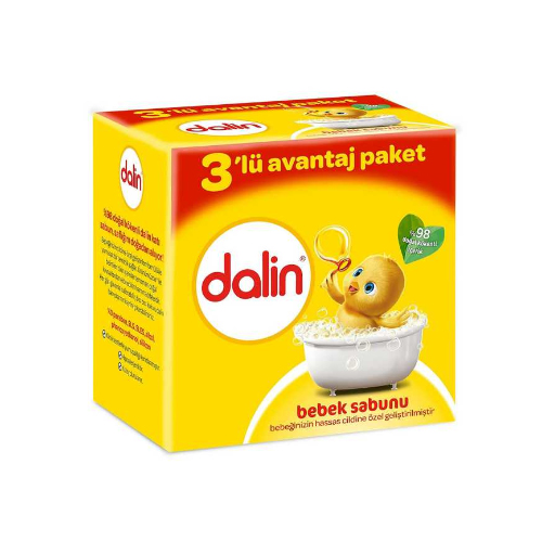 Dalin Bebe Sabun 100 gr (3LÜ AVANTAJ PAKETİ)