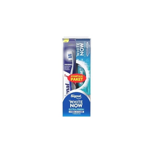 Signal White Now Extra Fresh Diş Macunu + Diş Fırçası