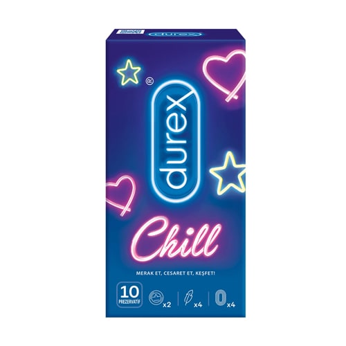 Durex Chill 10'lu Prezervatif