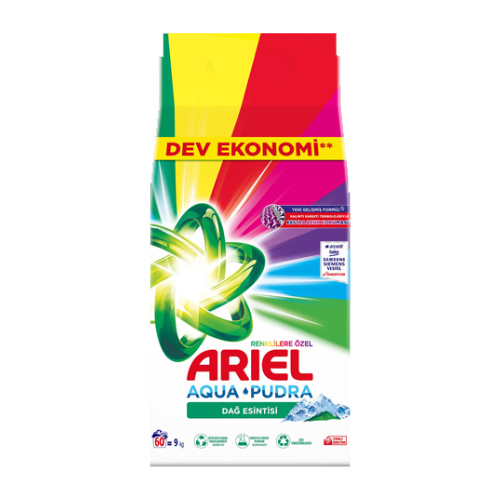 Ariel Aquapudra 9 kg Toz Deterjan