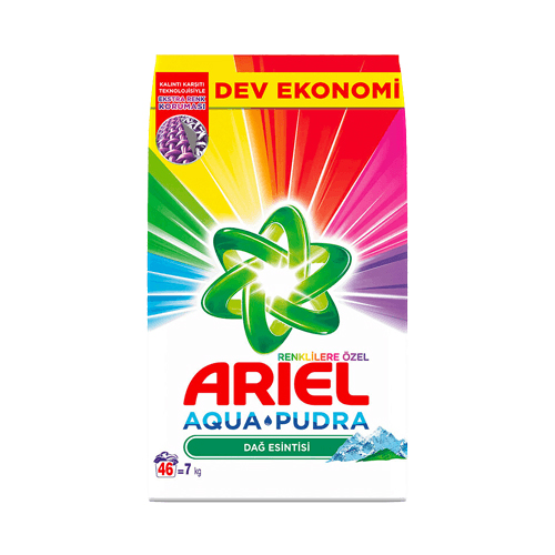Arıel Aquapudra Dağ Esintisi Renkliler 7 Kg 