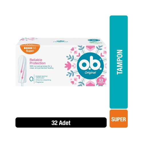 o.b. Original Super Tampon 32'li Paket