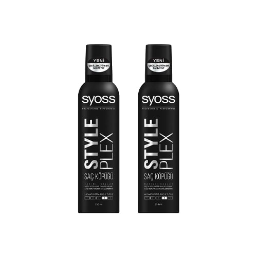 Syoss Style Plex Köpük 250 ml X 2 Adet 