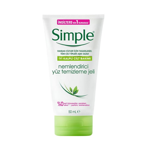 Simple Kind To Skin Multivitamin (E & B5) İçeren Nemlendirici Yüz Temizleme Jeli 150 Ml