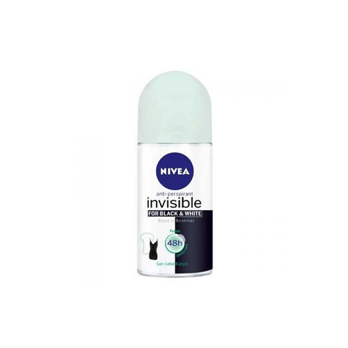 Nivea Kadın Roll On Deodorant Black&White Invisible Fresh 48 Saat Anti-perspirant Koruma 50ml