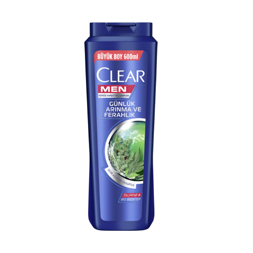 Clear Men Şampuan 485 Ml*16(Günlük Arın.Ve Ferah)