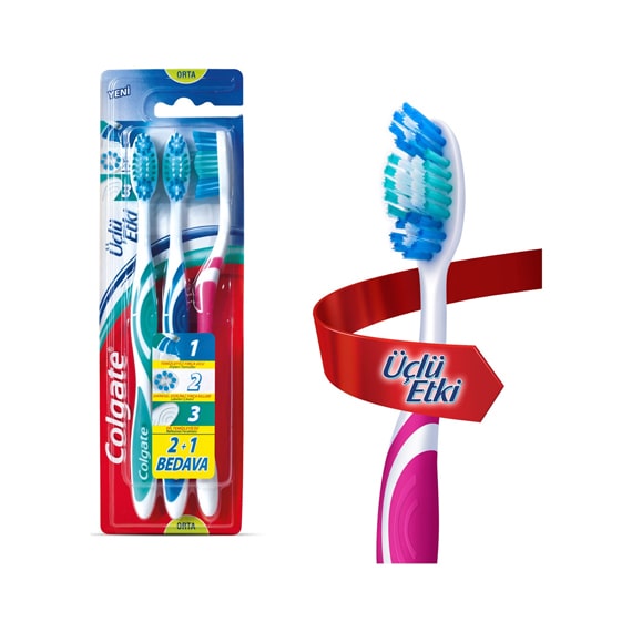 Colgate Diş Fırçası Üçlü Etki (2+1)