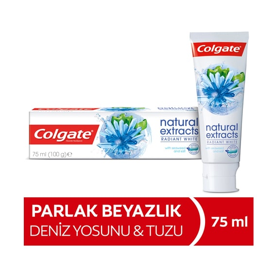Colgate Natural Extracts Deniz Yosunu Tuzu Diş Macunu 75 ml