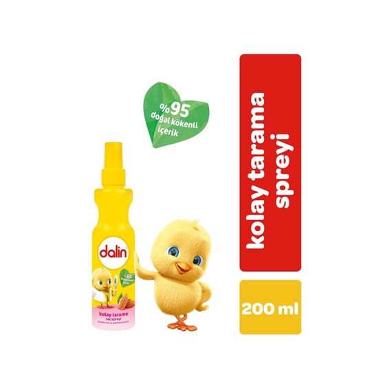 Dalin Kolay Tarama Spreyi Badem Yağlı 200 ml