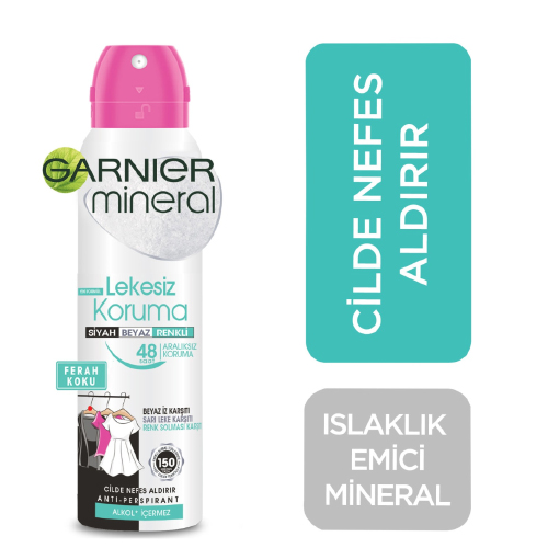 Garnier.Mineral Spray Bay 150Ml *6 (Lekesiz Koruma )