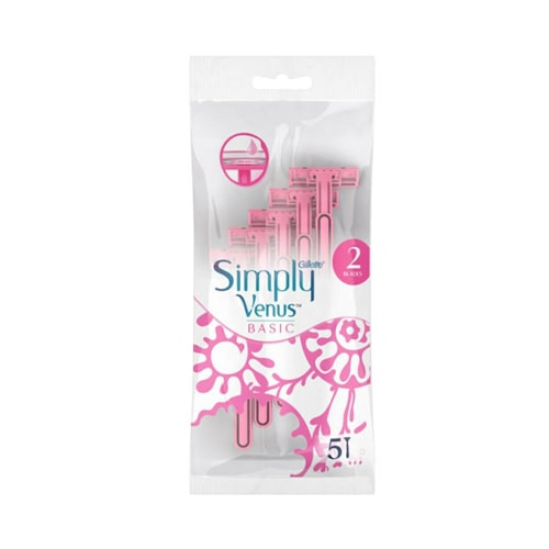 Gillette Venus 5'li Simply Venus 2 Basic Kadın Tıraş Bıçağı