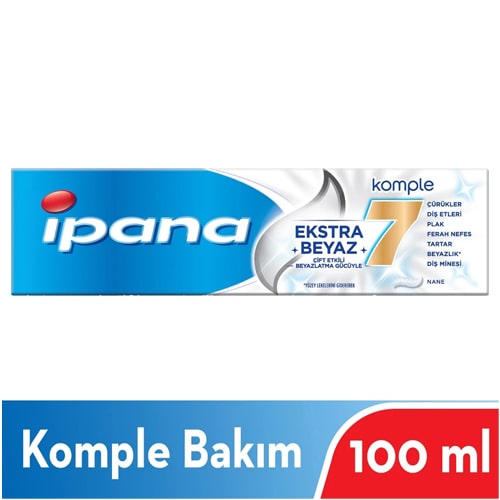 İpana Komple Bakım Diş Macunu  Ağız Bakım Suyu Ferahlık Ve Beyazlık 100ml