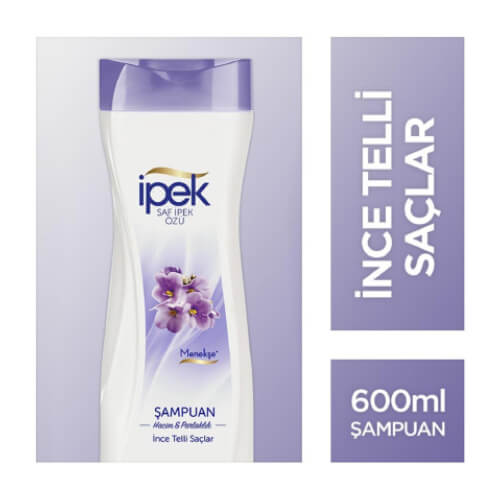 İpek Şampuan.600Ml *12 (İnce Telli Saçlar-Menekşe)
