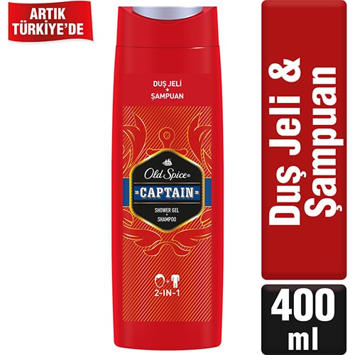 Old Spice Duş Jeli & Şampuan 400 ml Captain