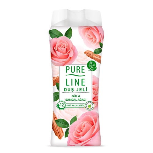 Pure Line Duş Jeli Gül Ve Sandal Ağacı 400ML