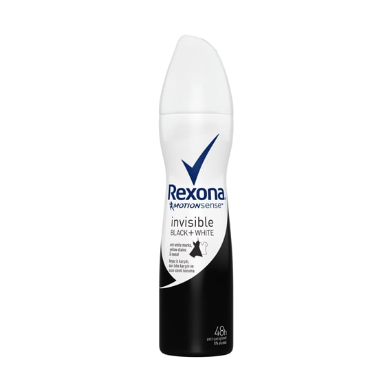 Rexona Women Invisible Black White Deodorant Sprey 150 ml