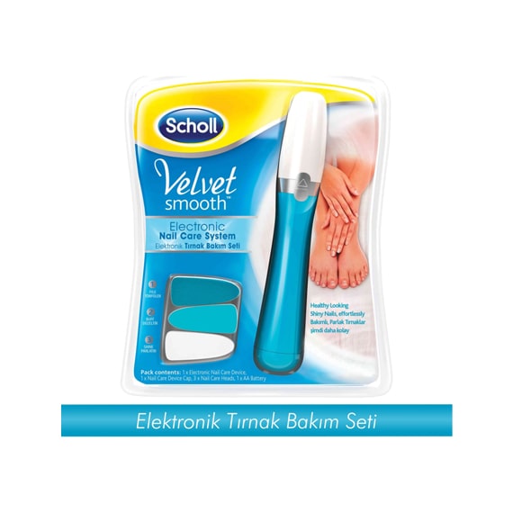Scholl Velvet Smooth Elektronik Tırnak Bakım Seti (Tırnak Törpüsü