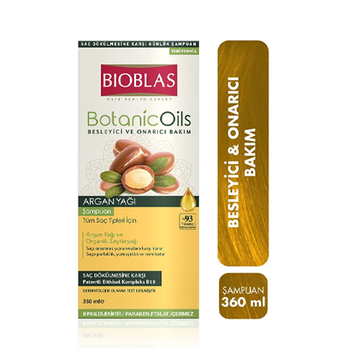 Bioblas Botanic Oils Argan Şampuan 360 ml