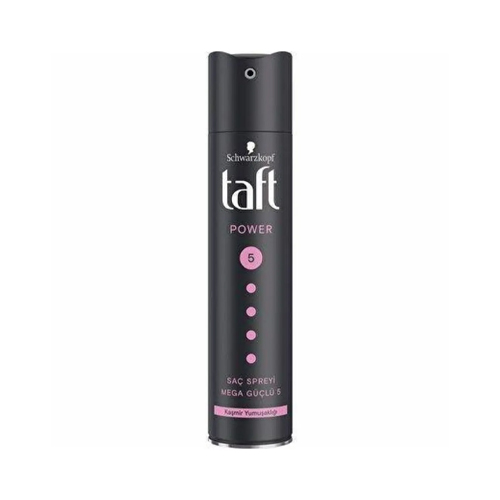 Taft Power Cashmere Mega Güçlü Saç Spreyi No: 5 250 ml