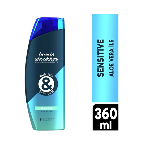 Head And Shoulders Head Shoulders Duş Jeli Ve Şampuan Sensıtıve Aloe Vera Özlü 360 ml