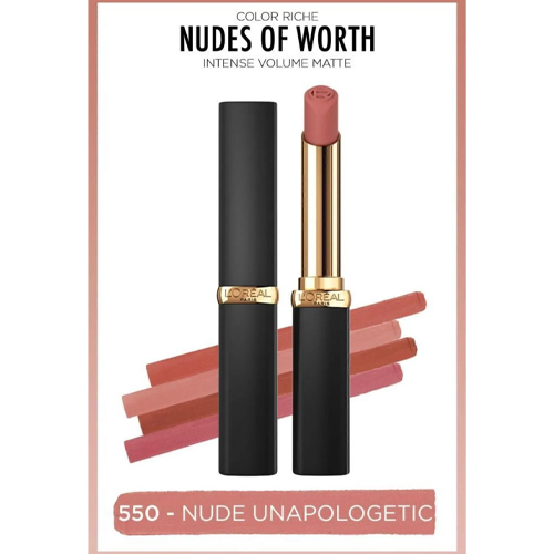L'Oreal Paris Color Riche Intense Volume Matte Ruj - 550 Nude Unapologetic