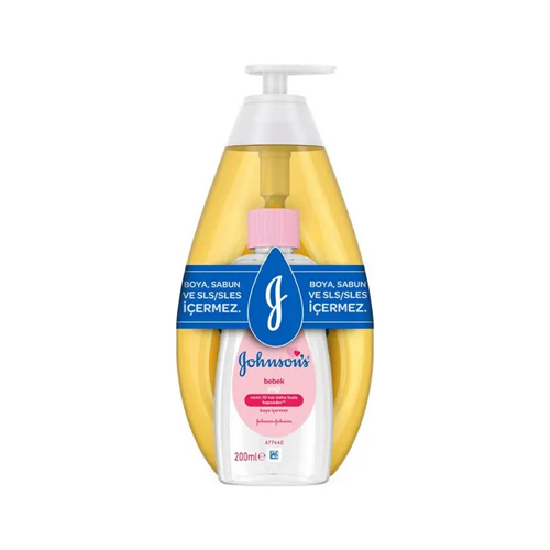 Johnsons Baby Şampuan 750 ml + Johnson's Baby Bebek Yağı 200 ml