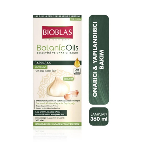 Bioblas Botanic Oils Sarımsak Şampuanı 360 ml