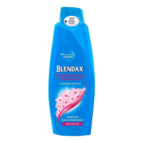Blendax Anında Parlaklık Ve Yumuşaklık Kiraz Çiçeği Özlü Şampuan 500 ml