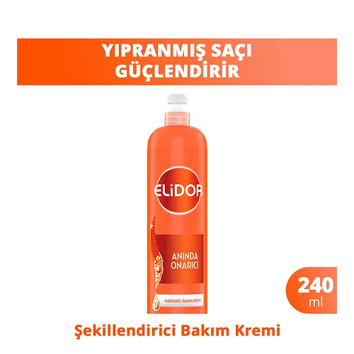 Elidor 7/24 Kurtarıcı Saç Bakım Kremi Anında Onarıcı Yıpranmış Saçlar 240 ml