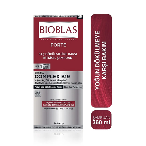 Bioblas Forte Dökülme Önleyici Şampuan 360 Ml