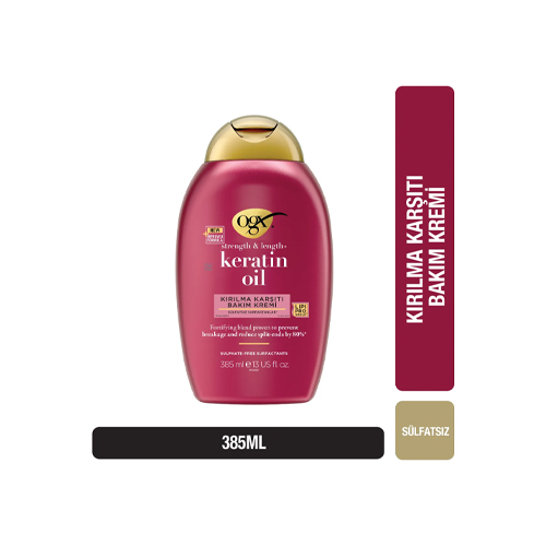 OGX Kırılma Karşıtı Keratin Oil Saç Bakım Kremi 385 ml