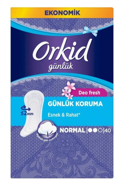 Orkid Günlük Ped Normal Eko 40 Lı Parfümlü