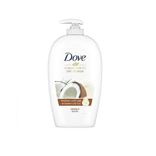 Dove Nemlendirici Sıvı Sabun Hindistan Cevizi Yağı Ve Badem Sütü Özü 450 ml