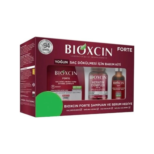 Bioxcin Forte Yoğun Bakım Kiti (Tablet-Şampuan-Serum) Yoğun Saç Dökülmesi Seti