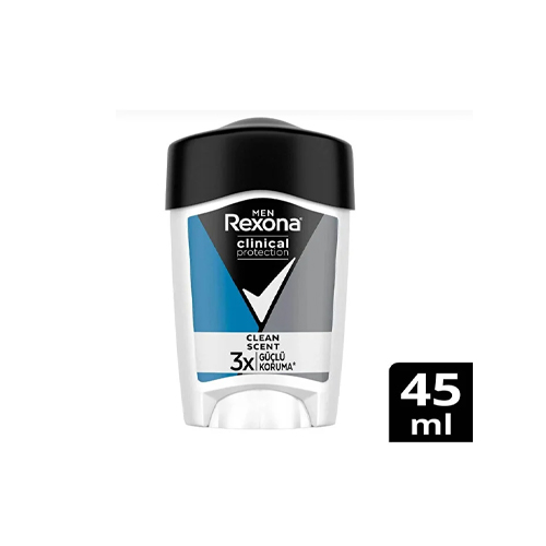 Rexona Men Clinical Protection Erkek Stick Deodorant Clean Scent Güçlü Koruma 45ml