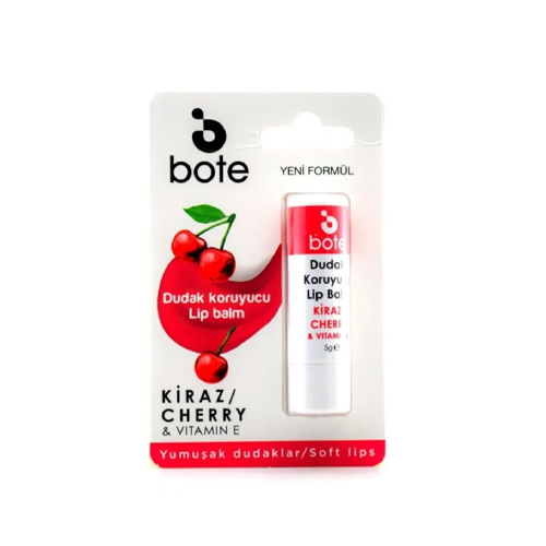Bote Kiraz Aromalı Dudak Koruyucu Lip Balm 5 gr