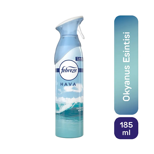 Febreze Hava Ferahlatıcı Sprey Oda Kokusu Okyanus Esintisi 185 ml