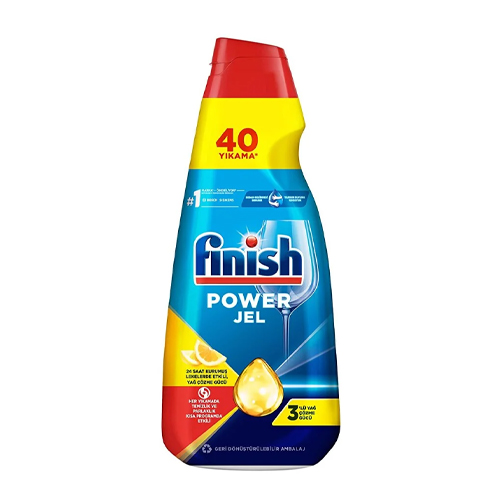 Finish Hepsi Bir Arada Konsantre Jel 1000 ml Limon Bulaşık Makinesi Deterjanı
